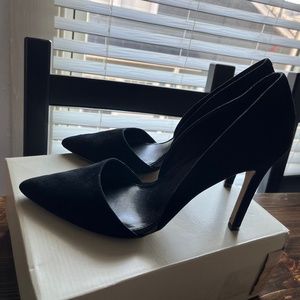 Banana Republic Black Suede Heels Size 10M